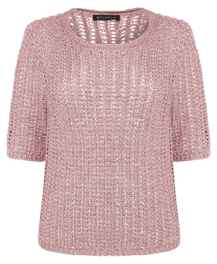 Betty Barclay Strickpullover Kurz 1/2 Arm Pink Dolphin 44