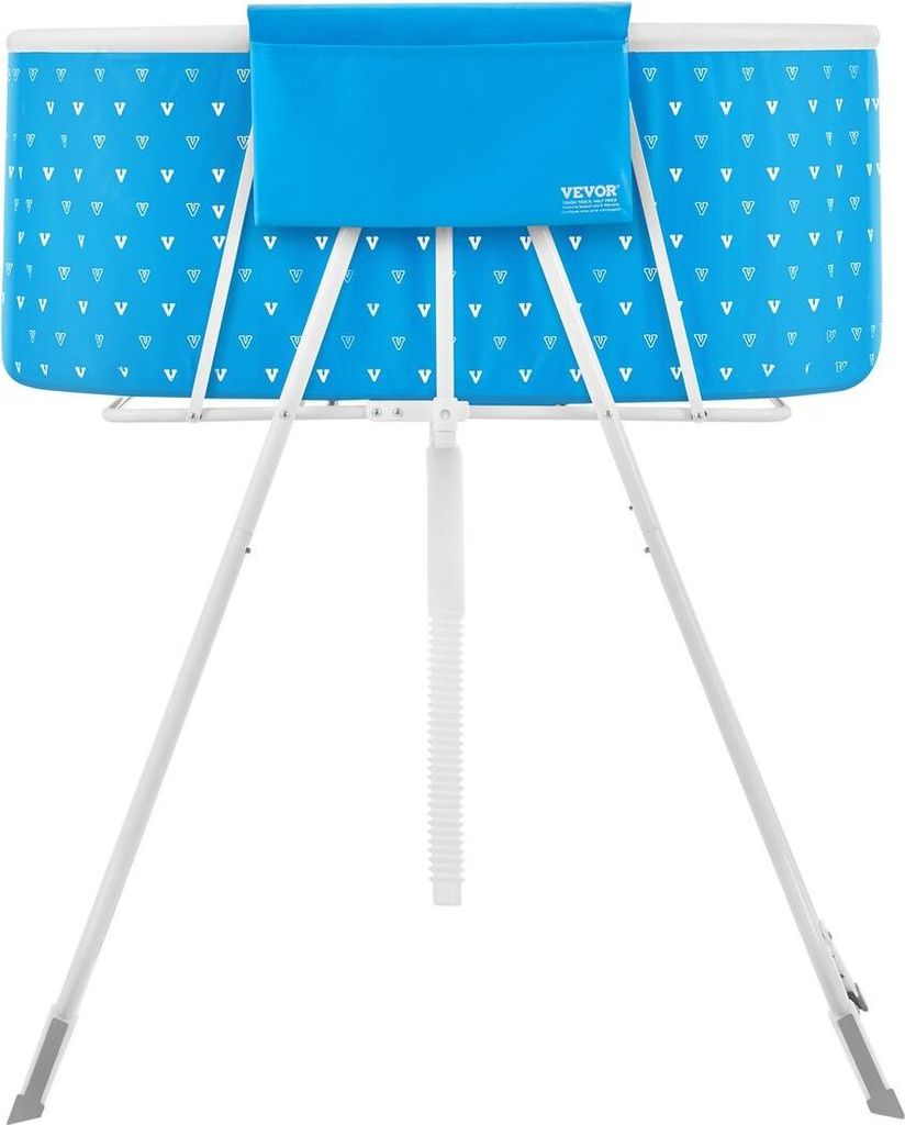 Faltbare Hundewanne, erhöhte hellblaue Badestation für Hunde und Katzen