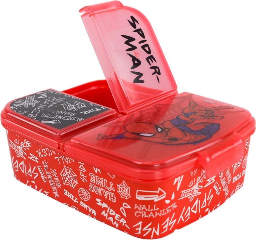 Marvel Spiderman Brotdose Kinder Lunchbox Sandwichbox Produktbild 