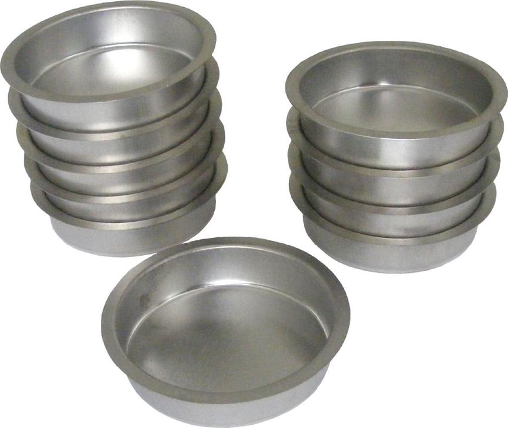 Teelicht Tülle Teelichthalter Weißblech 60 mm 10 Stück Produktbild 