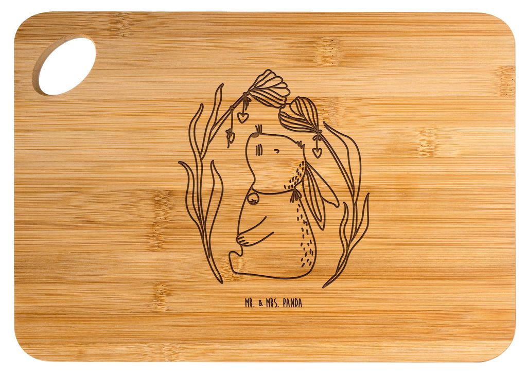 Mr. & Mrs. Panda Brett Hase Blume - Transparent - Geschenk, Frühstücksbrettchen, Kaninchen, Schneidebrett, Ostern, Hackbrett, Frühstücksbrett, ...