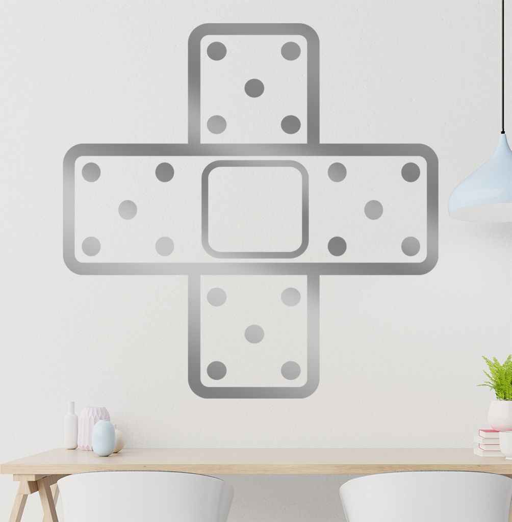 Pflaster kreuz Wandtattoo in 6 Größen - Wandaufkleber Wall Sticker - Dekoration, Küche, Wohnzimmer, Schlafzimmer, Badezimmer
