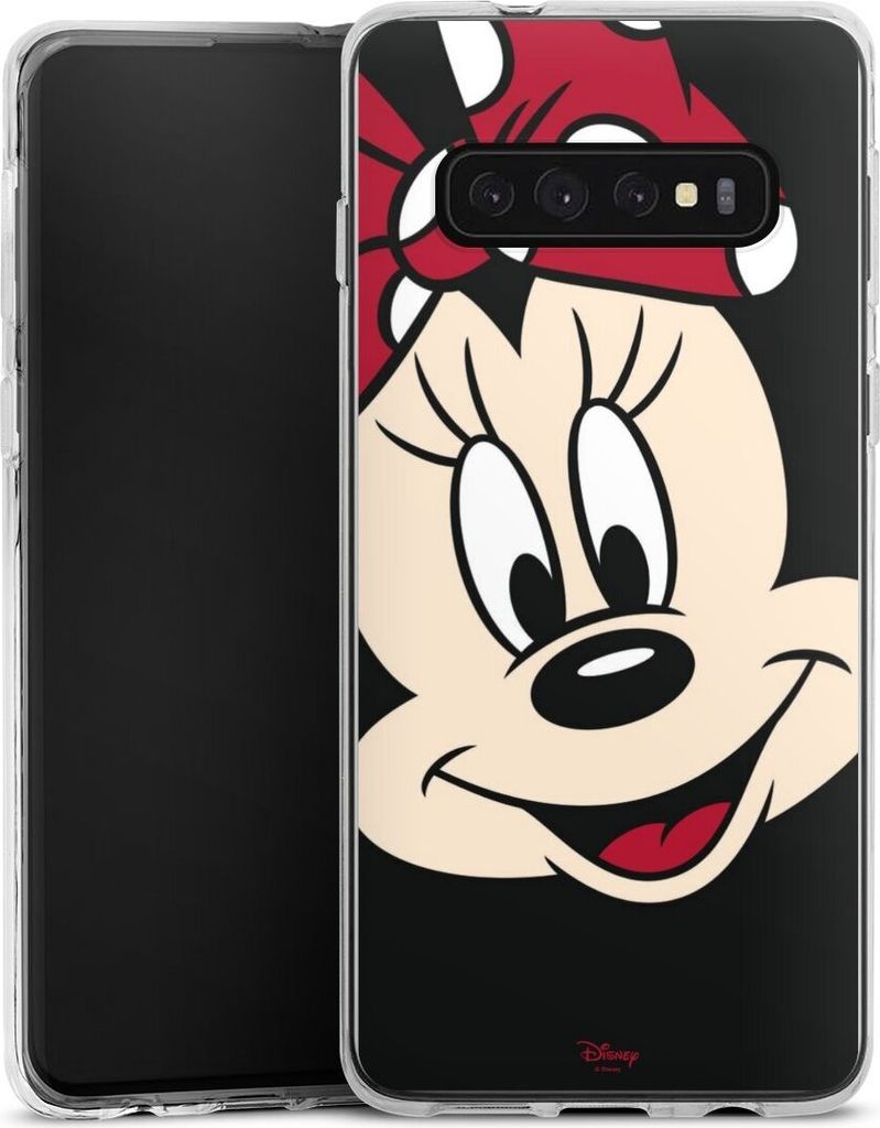 DeinDesign Handyhülle für Samsung Galaxy S10 Plus Silikon Hülle Case Smartphone Schutzhülle Disney Minnie Mouse Offizielles Lizenzprodukt