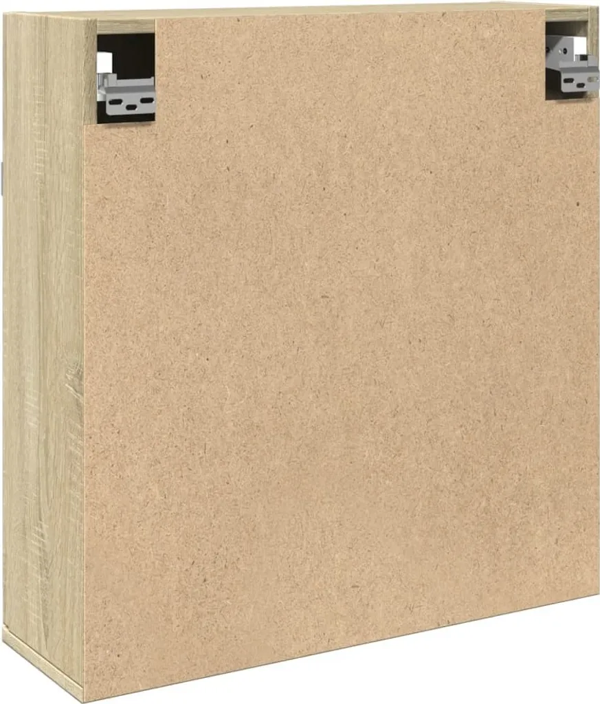 Specchiera Bagno vidaXL Rovere Sonoma 64,5cm - Design Moderno Sospeso - 6