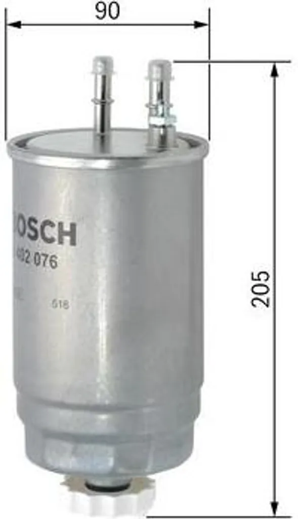 Filtre carburant haute performance Bosch 71773197 pour Alfa Romeo 159