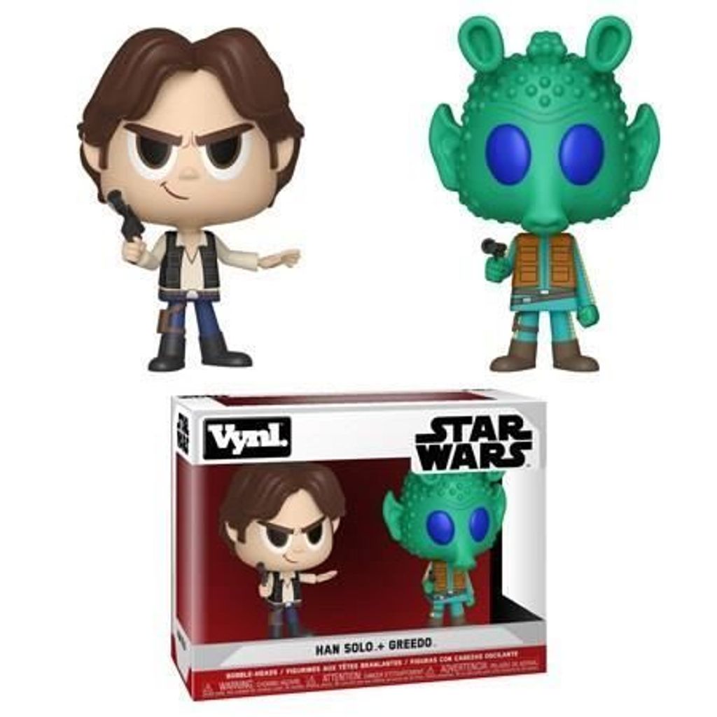 Funko Star Wars VYNL Vinyl Figuren Doppelpack Han Solo & Greedo 10 cm FK30808