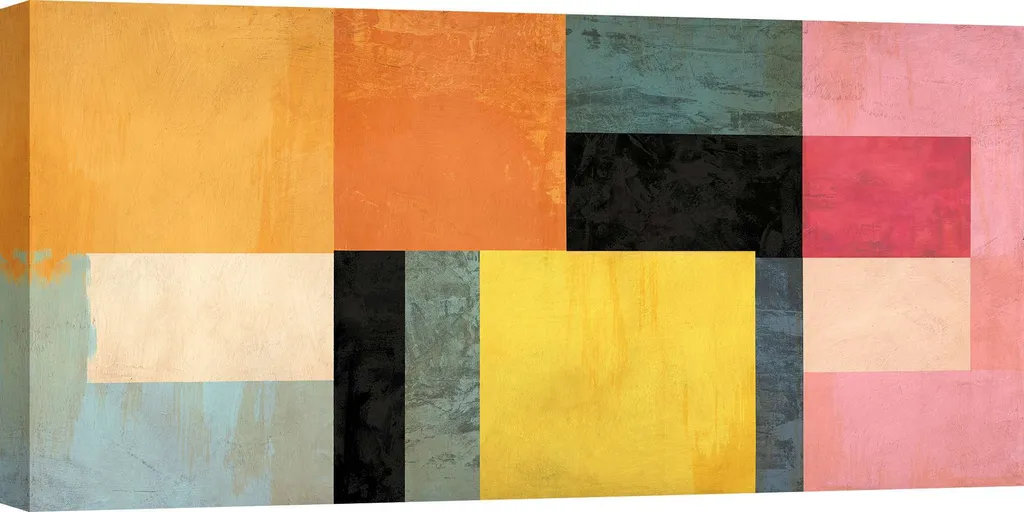 Quadro su Tela Eclectica Sun Taylor 70x35 cm - Arte Moderna Astratta