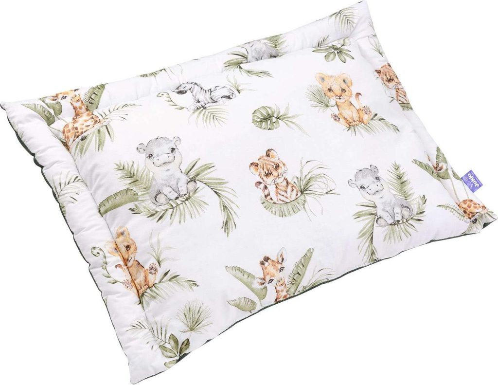 Savanna Fun & Olive Velvet Doppelseitiges Kinderkissen 40 x 60cm