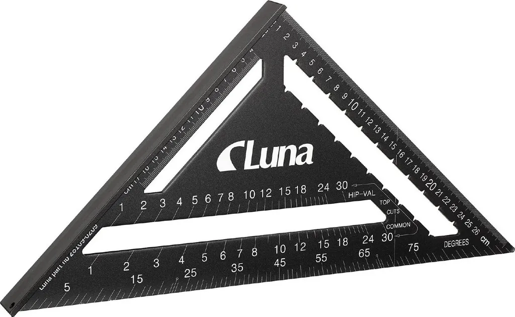Equerre universelle ALU 300 Luna - Outil de mesure haute précision 30 cm