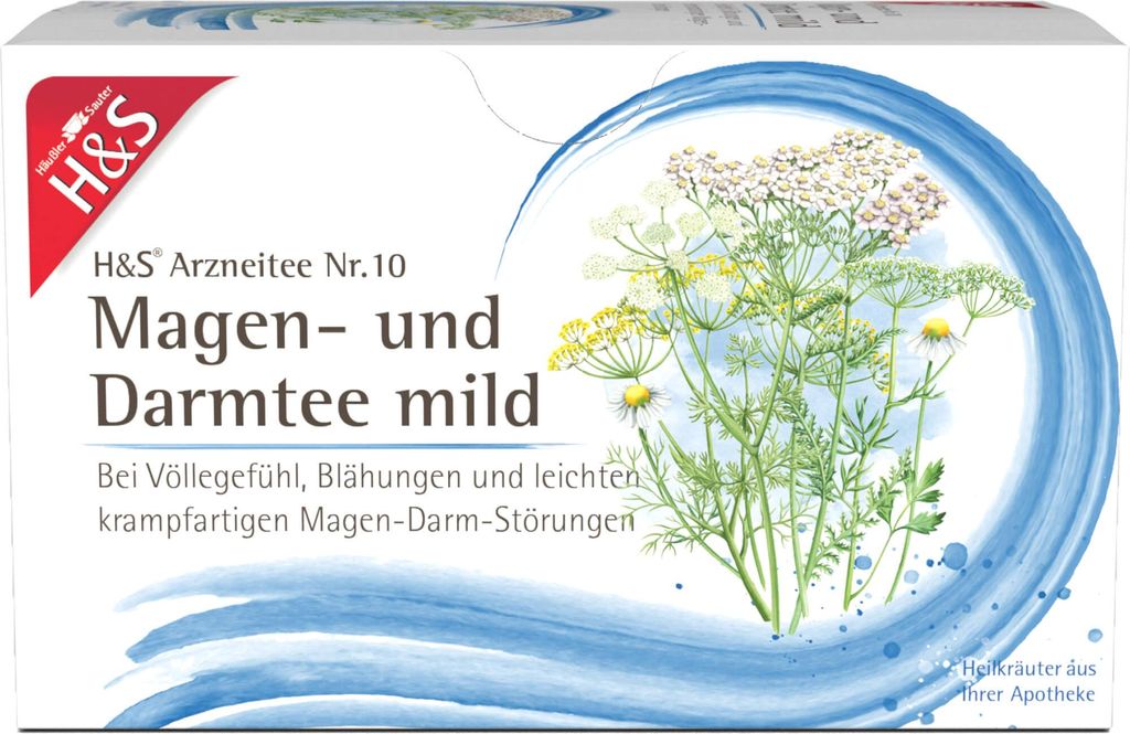 H&S Tè medicinale n. 10 Tè per stomaco e intestino Immagine del prodotto 