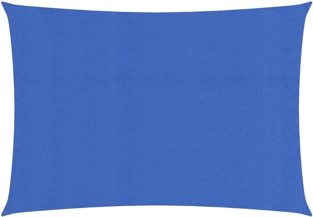 Sonnensegel 160 g/m² Rechteckig Blau 3,5x5 m HDPE