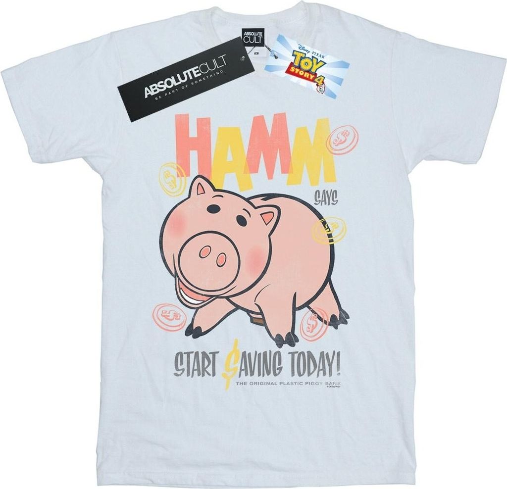 Disney - "Toy Story 4 The Piggy Bank" T-Shirt für Herren BI52236 (5XL) (Weiß)