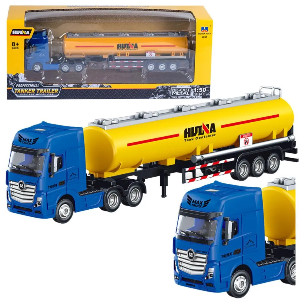 Camion-citerne en métal 1:50 avec pièces mobiles - Modèle réduit réaliste