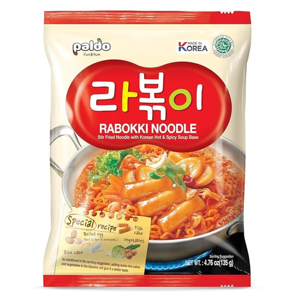 Paldo Instantnudeln Rabokki 580g Produktbild 