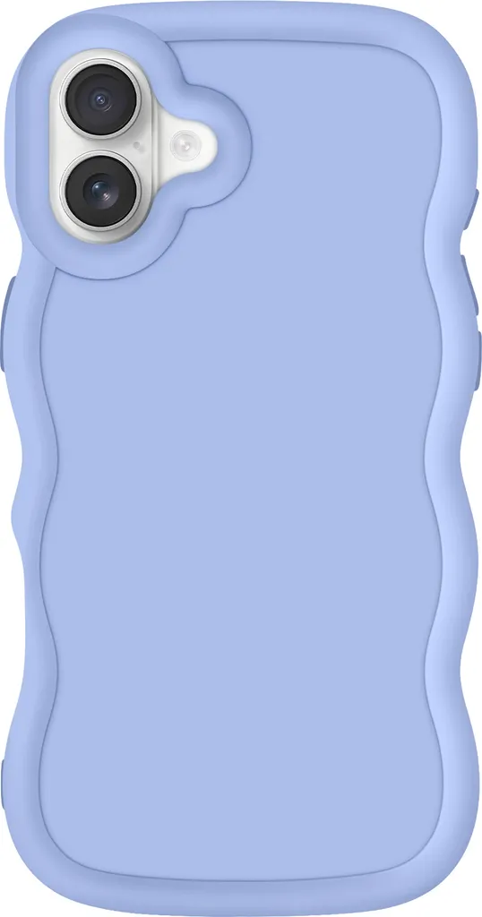 Custodia iPhone 16 Plus Avizar Candy Lavanda Silicone Antiurto