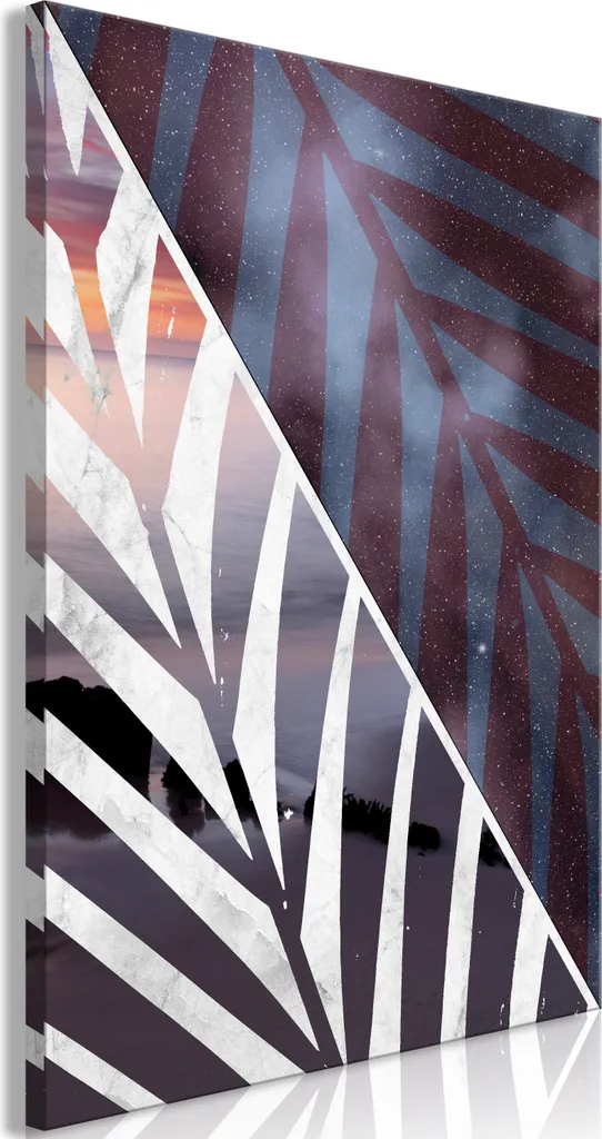 Quadro Moderno Foglie Tropicali 80x120 Verticale | Arredo Design TNT