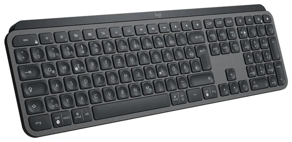Clavier AZERTY sans fil Logitech MX Keys Rétroéclairé Bluetooth Gris