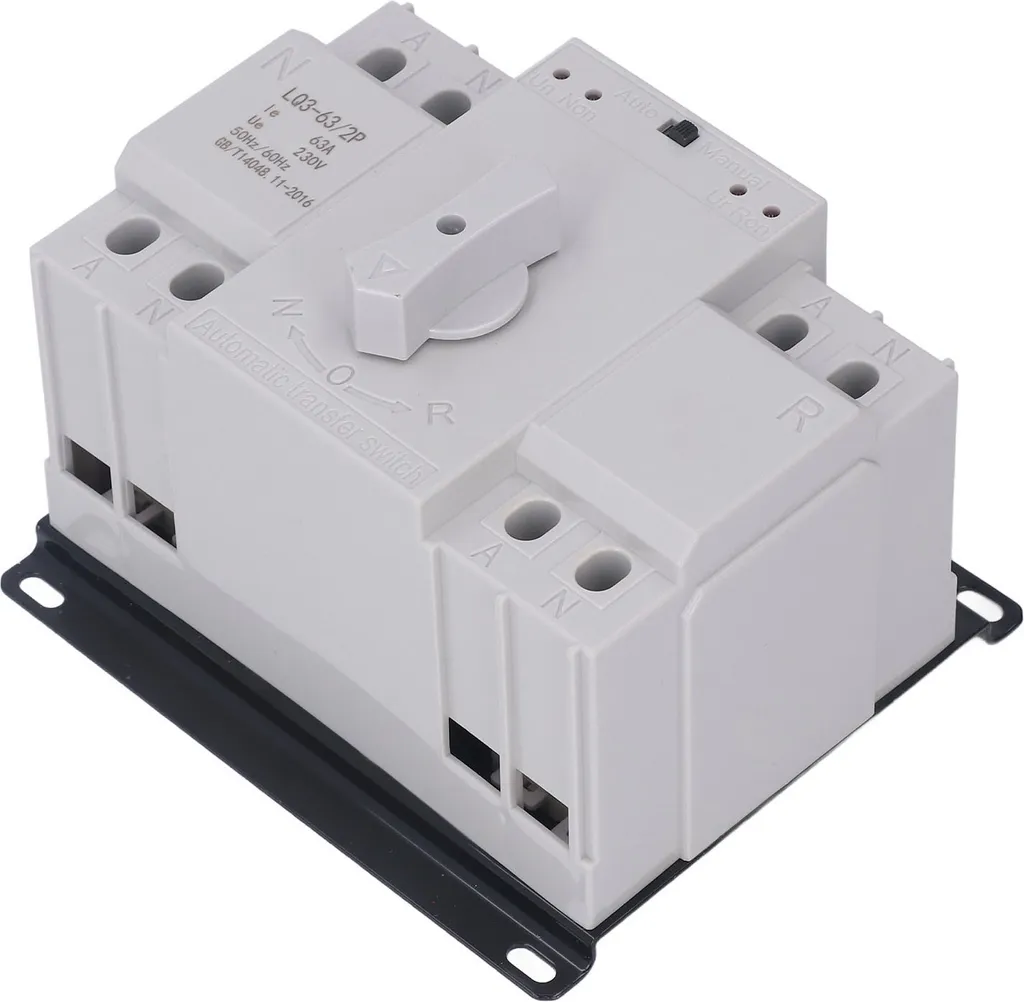 Inverseur de source automatique 63A double alimentation 230V 2 pôles