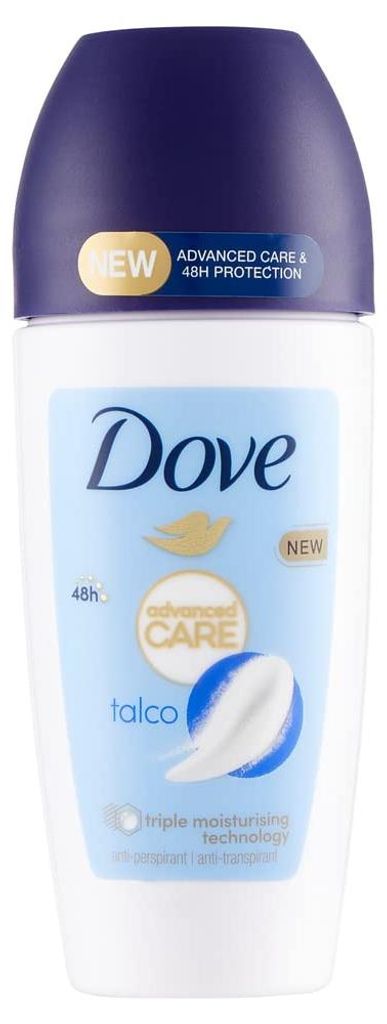 6x Dove Deo Deo Roll On Advanced Care Talkum, Antitranspirant Deodorant 48 Stunden 50 ml + Italian Gourmet polpa 400g