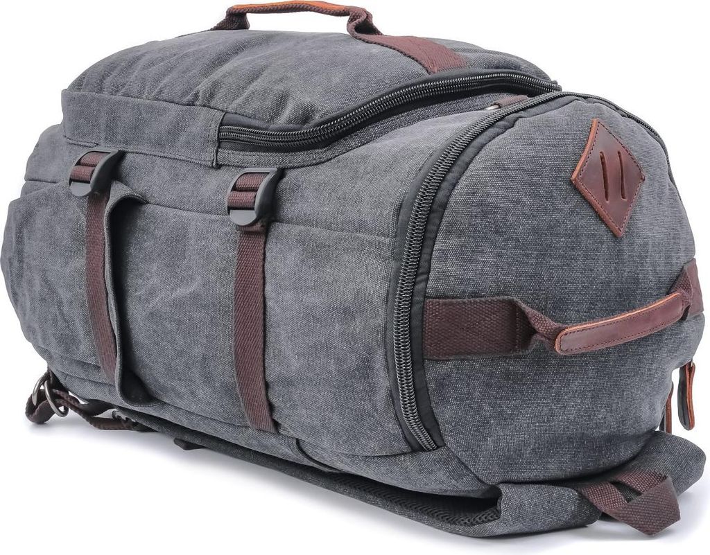 Motorrad Gepäckrolle # VG5 Hecktasche Vintage 30Ltr in grau