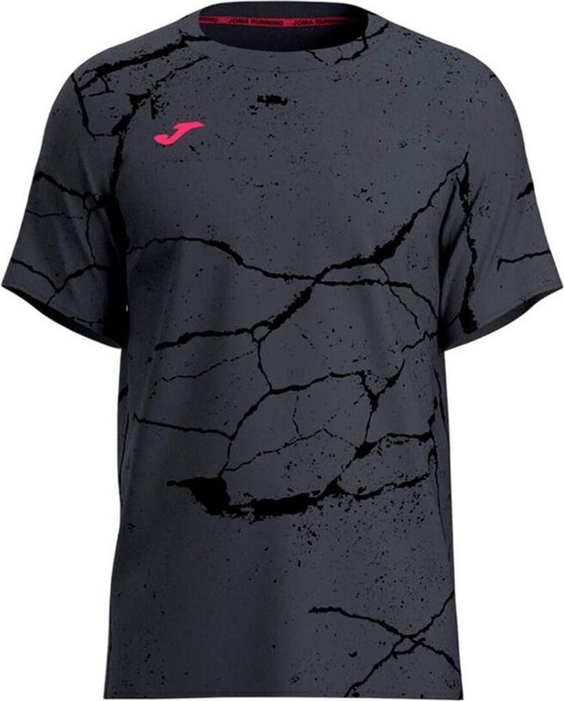 Herren Kurzarm-T-Shirt Joma Sport R-Night Pro Schwarz