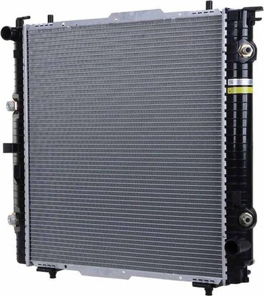 Kühler Motorkühlung Kühlrippen gelötet 535 - 568 mm HELLA für u.a. MB G-KLASSE