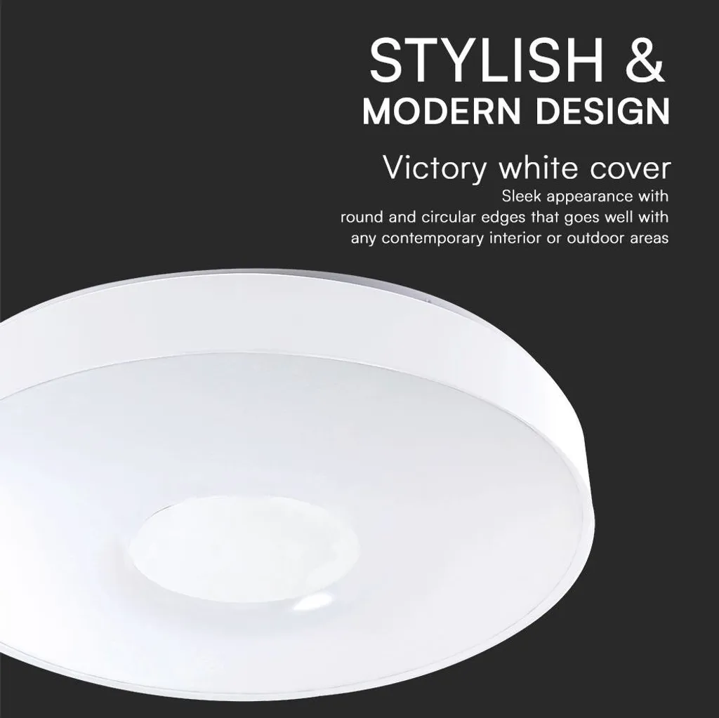 Plafoniera LED, telecomando, cambio colore, D 39 cm - 6