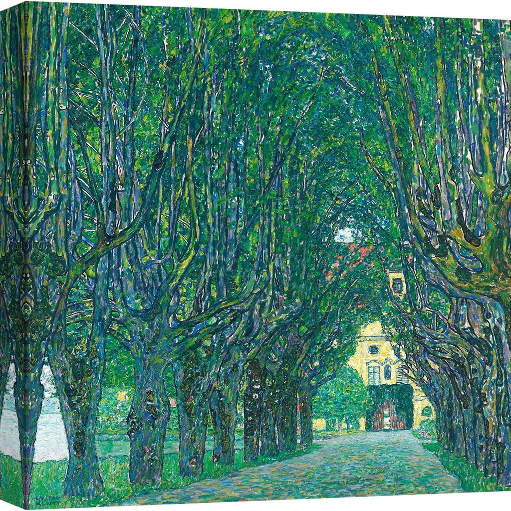 Leinwandbilder Klimt - Allee zum Schloss Kammer, 1912 - 70 x 70 cm