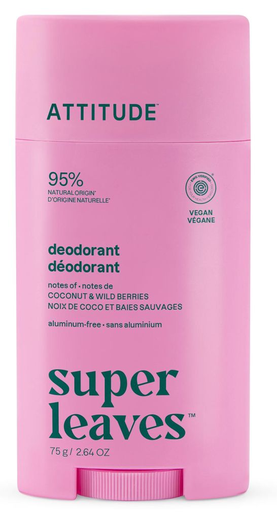 Natü rliches Deo Super Leaves Kokosnuss und Waldfrü chte 75 Produktbild 