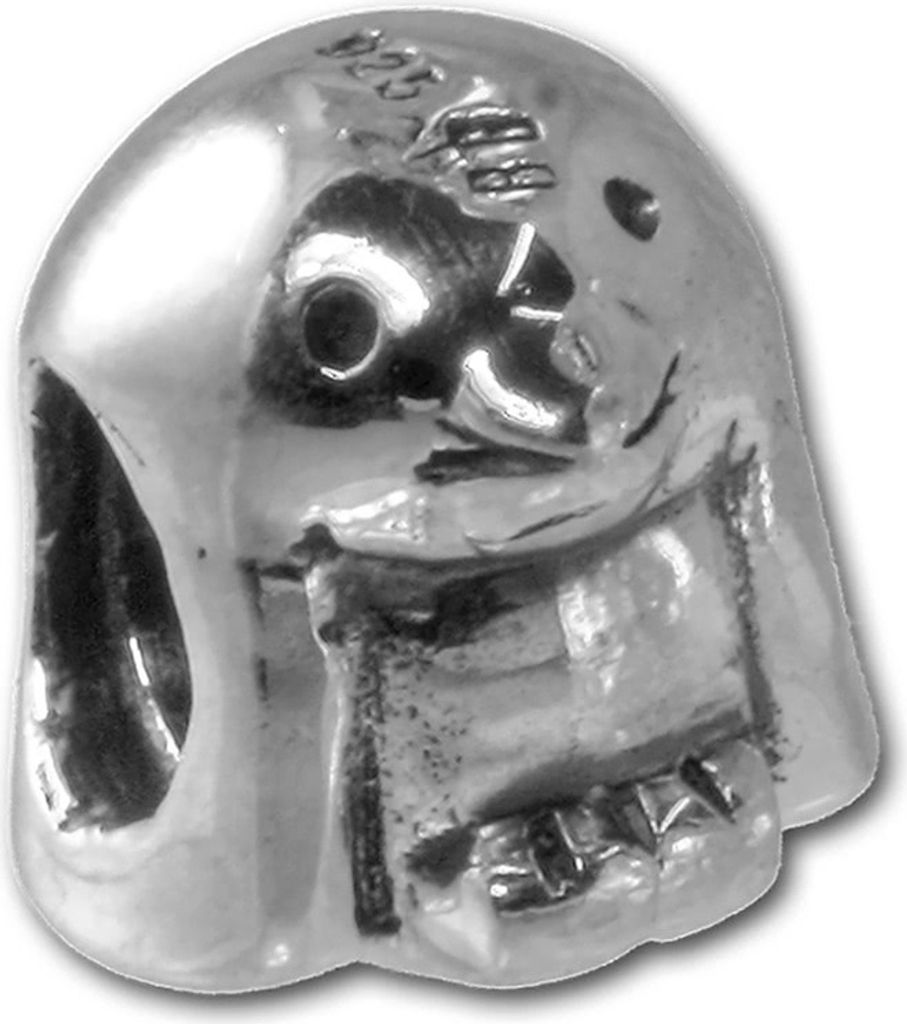 CarloBiagi Charm Bead Pinguin 925 Echt Silber Schmuck Element D2BBS010