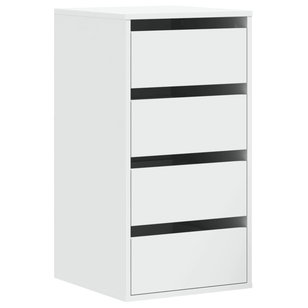 vidaXL Komoda biela 40x41x76 cm materiál na báze dreva Obrázok produktu 