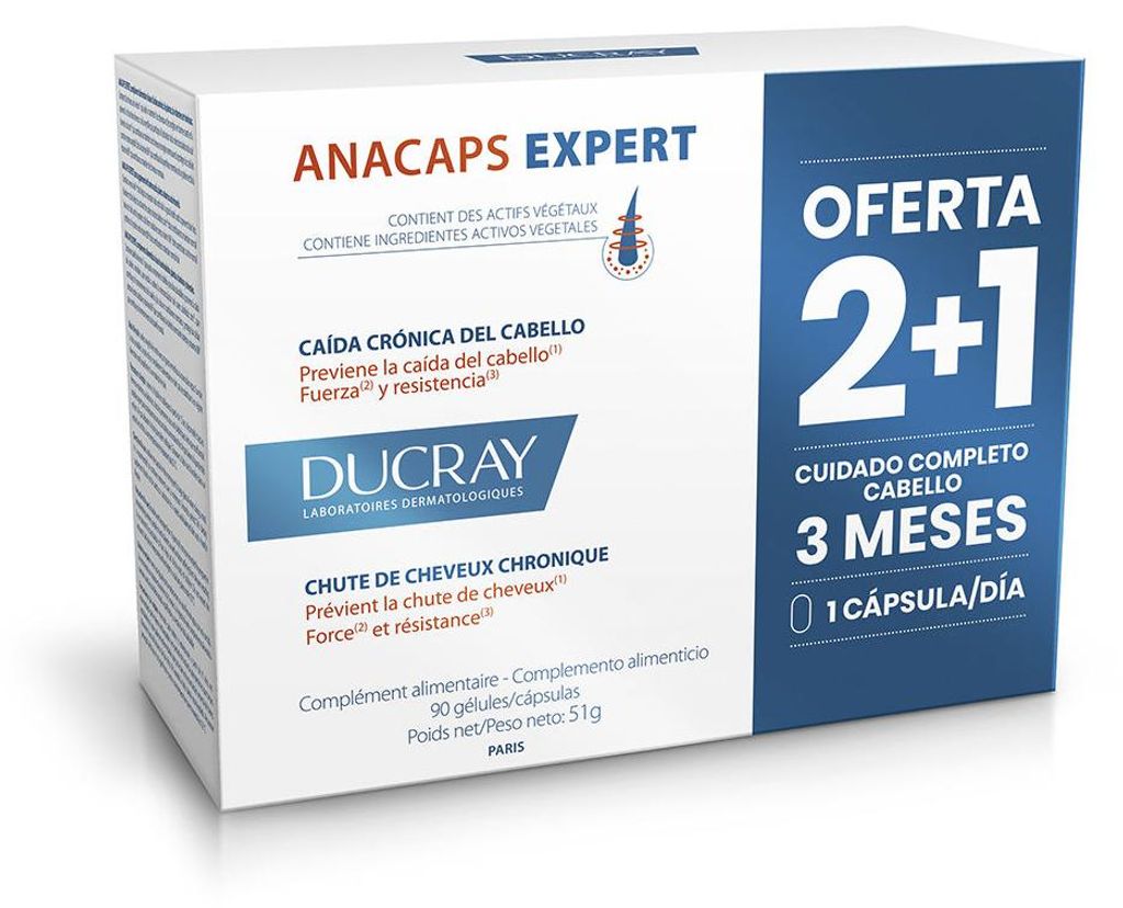 ANACAPS EXPERT food supplement chronic hair loss 90 u