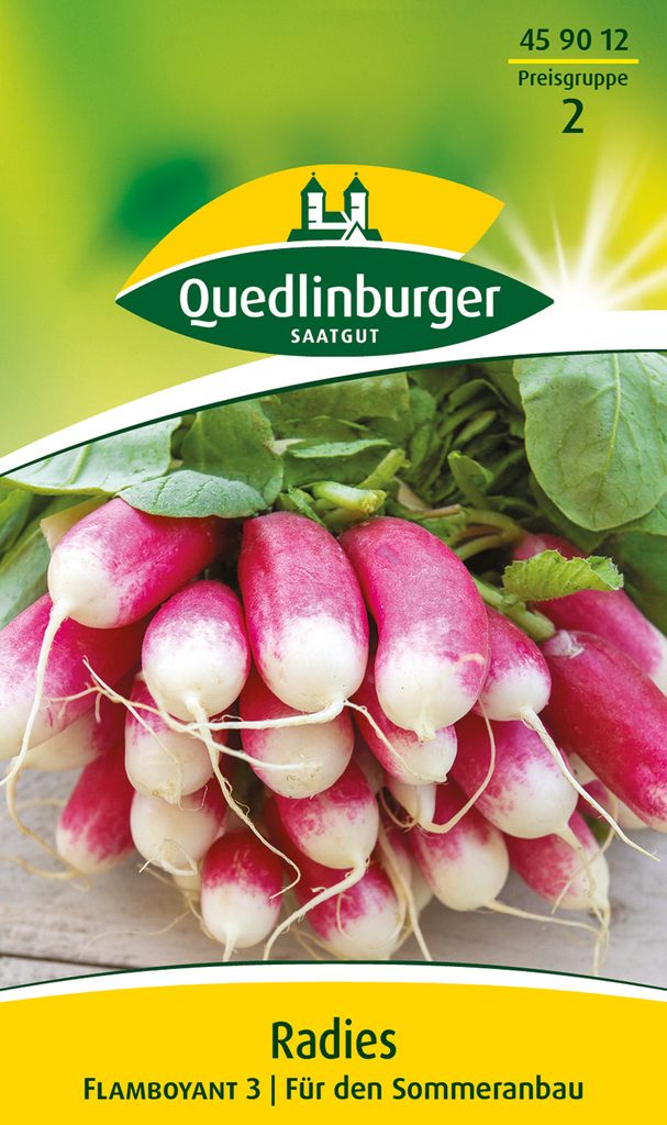 Radieschen 'Flamboyant 2' Quedlinburger Gemüsesamen