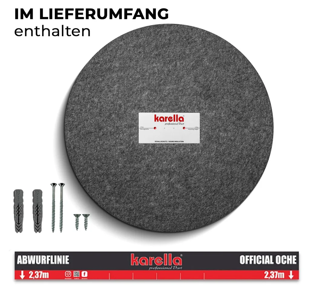 Support phonique Karella compatible avec toute cible fléchette sisal - 8