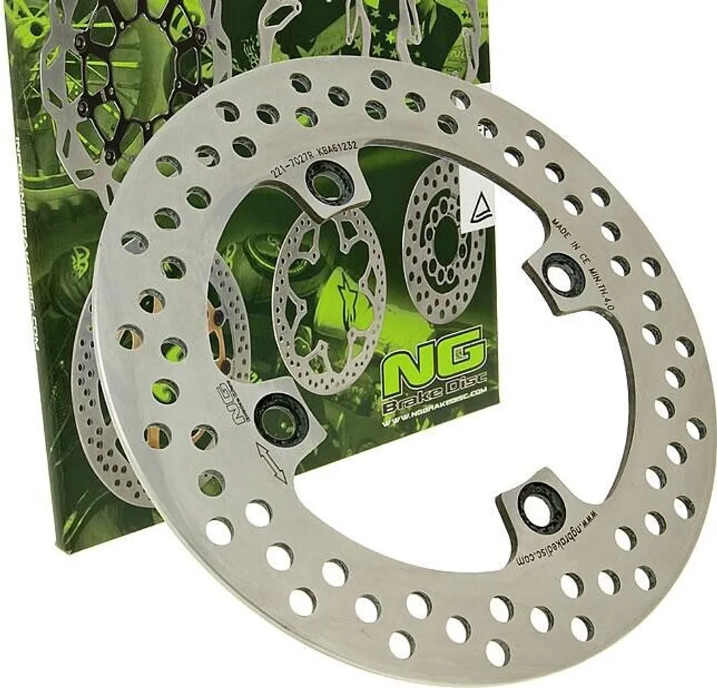 Disque de Frein 220mm 4 Trous NG 221 en Acier pour Honda S-Wing FES