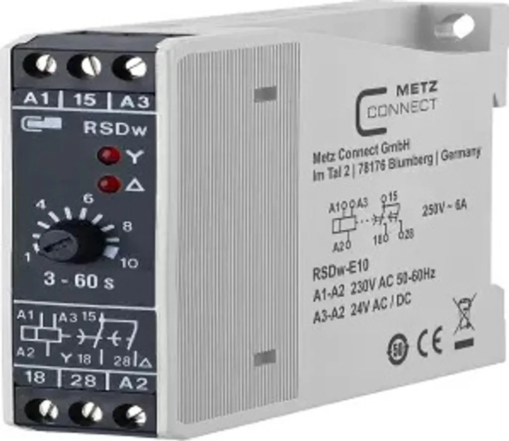 Relais Commutation Étoile-Triangle pour Protection Démarrage Moteur 230V