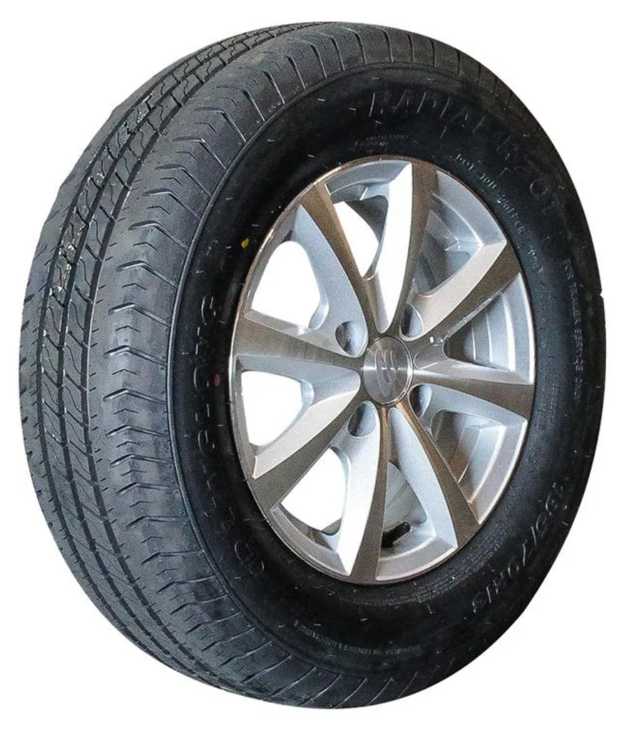 Roue complète 185/70 R13 5J x 13H2 LingLong entraxe 4x100 pour remorque