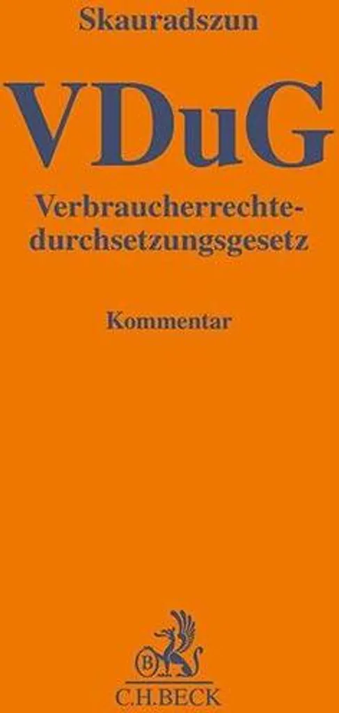 Livre de Droit VDuG : Mise en œuvre des droits du consommateur allemand