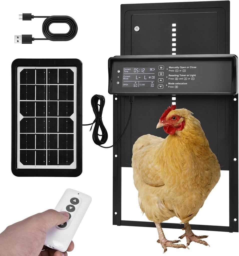 Automatyczna klapa dla kurczaków Solar Aluminium Zdjęcie produktu 
