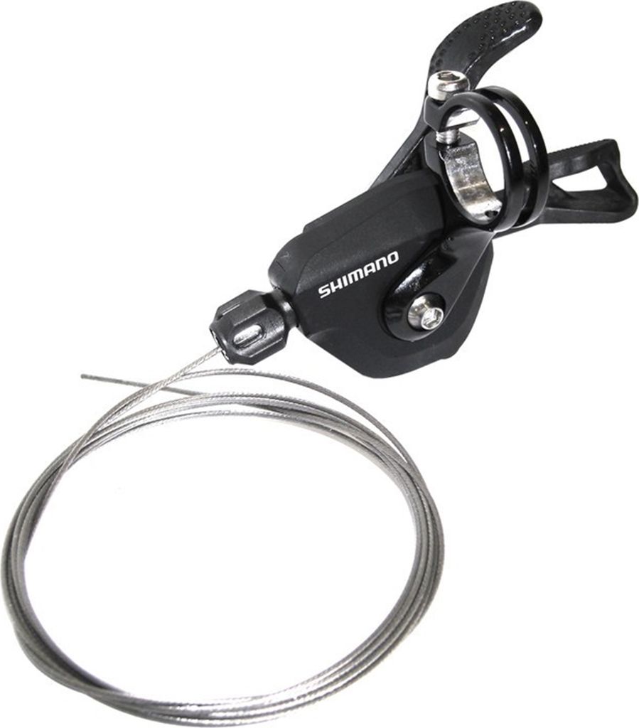 SHIMANO ISLRS700LBL Schalthebel 'SL-RS700', für Flatbar, 2-fach, links, Zug 1800 mm, schwarz