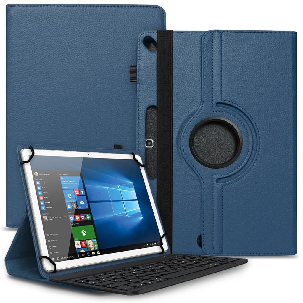 Tablet Tasche für Lenovo Tab K10 Case Schutzhülle Bluetooth Tastatur 360 DrehbarFarben:Blau