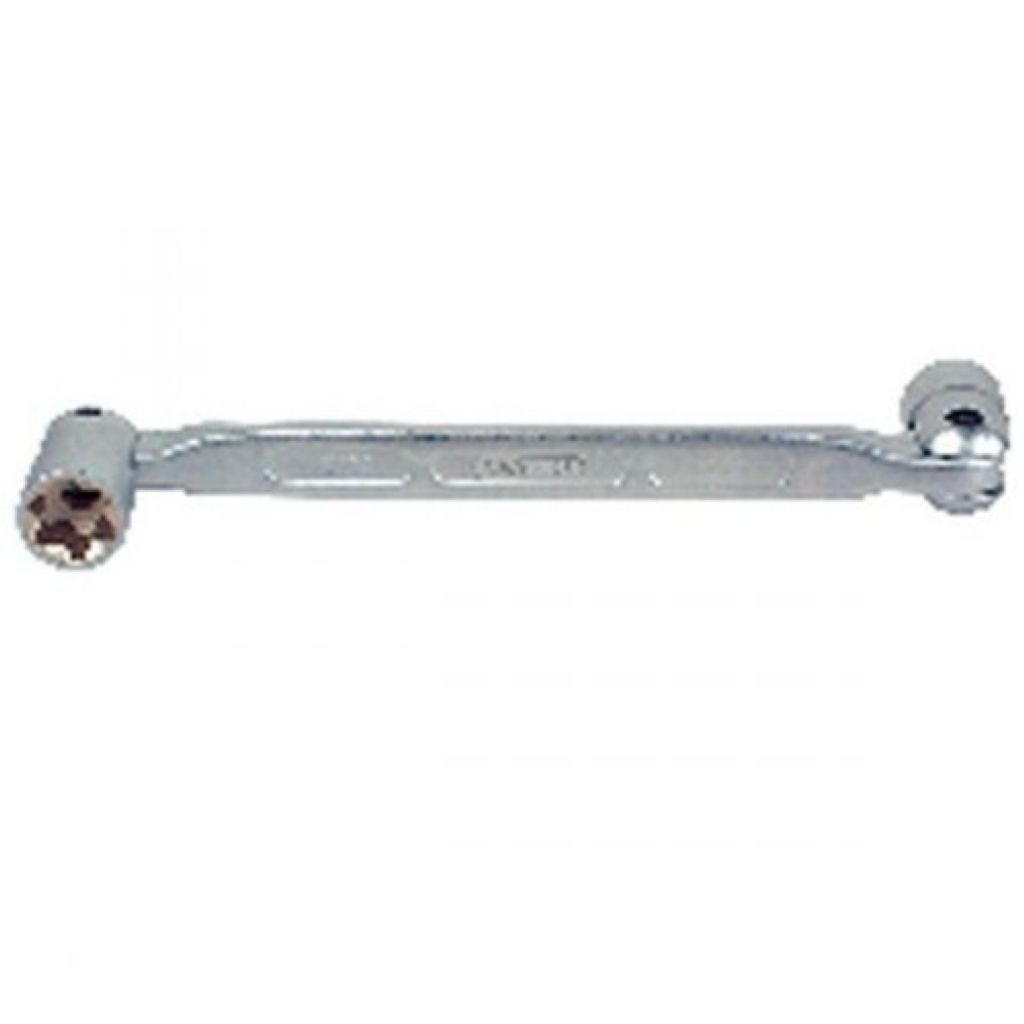 KS TOOLS 517.0332 Torx-E-Doppel-Gelenkschlüssel, E10xE12