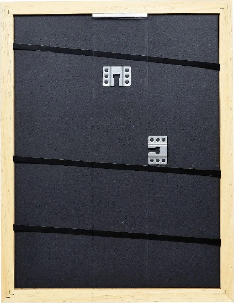 Cornice Quadrata 30x30 Legno Chiaro | Stile Minimal e Antiriflesso - 3