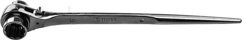 Topex Yard Point Ratsche 19-22mm crv Stahl