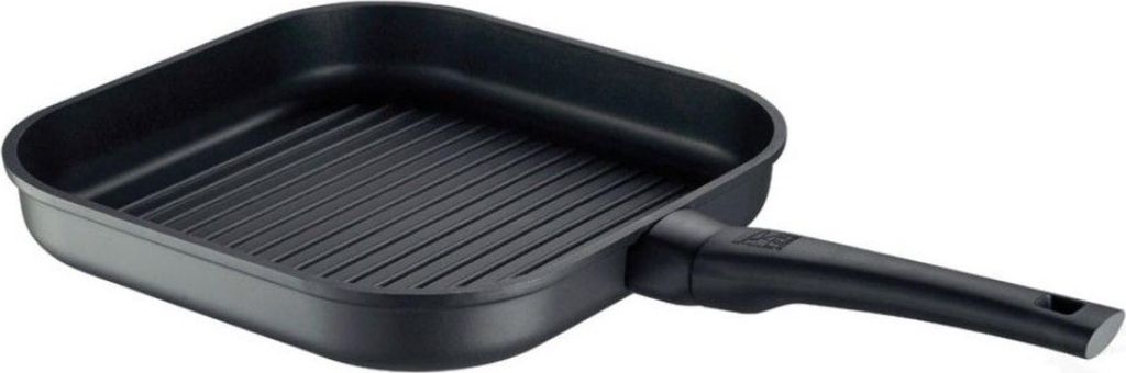 Rohe Novara Grillpan 215072-28 Bratpfanne, Gusseisen/Gussaluminium, Induktionsherd-geeignet, Antihaftbeschichtung