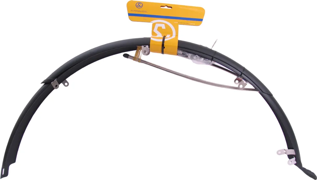 Set Parafanghi Sunny Rad 28 Pollici 50mm Nero Opaco | Bici City Trekking - 3