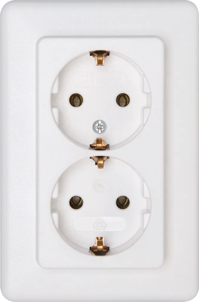 Double prise murale encastrée pour salon et bureau KOPP SB arkws IP20