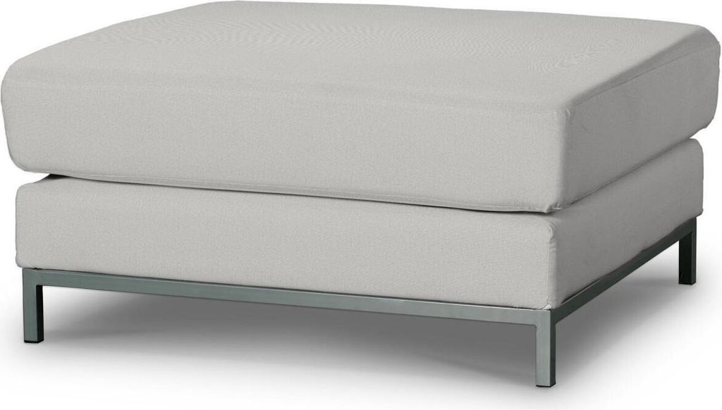 Dekoria Bezug für Kramfors Hocker, hellgrau, Husse, Kramfors Hocker