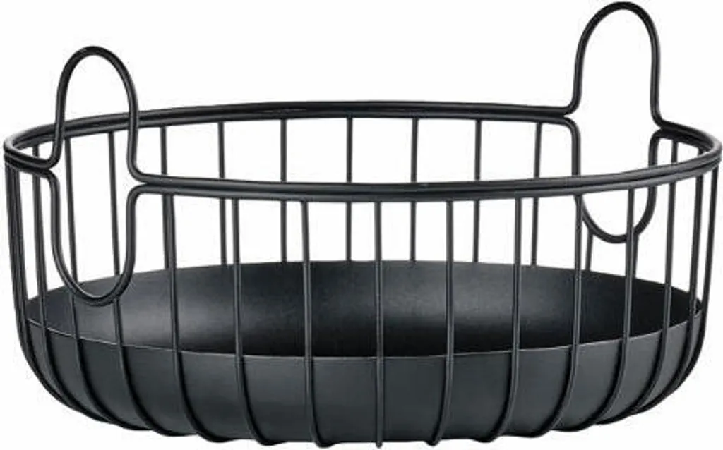 Panier Zone Inu 22 x 8 cm Black - Corbeille de Rangement Design Noir