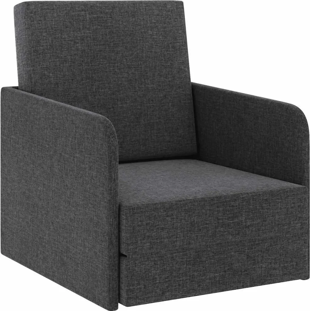 Fauteuil-lit Extensible Gain de Place Gris - Solution Couchage Invité Rapide - 8